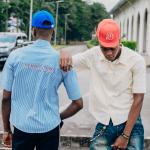 Blue Pinstripe short-sleeved button up shirts