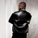Black leather jacket